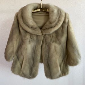 Mink Stole Beige (Vintage)